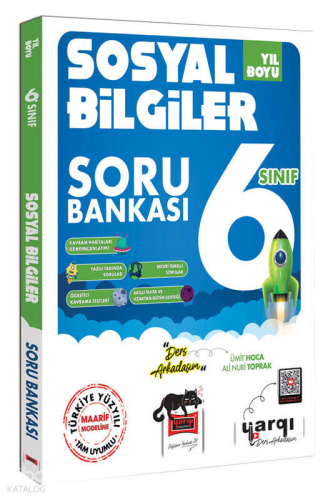 Yargı Ders Arkadaşım 6.Sınıf Sosyal Bilgiler Yıl Boyu Soru Bankası