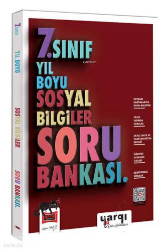 Yargı Ders arkadaşım 7.Sınıf Sosyal Bilgiler Yıl Boyu Soru Bankası