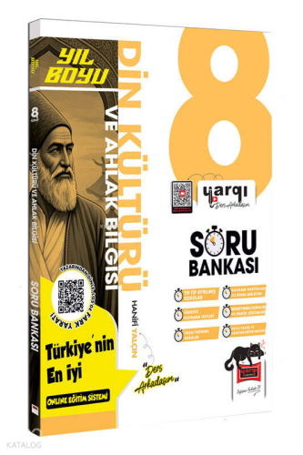 Yargı Ders Arkadaşım 8. Sınıf LGS Din Kültürü ve Ahlak Bilgisi Yıl Boyu Soru Bankası