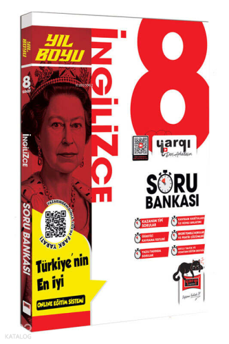 Yargı Ders Arkadaşım 8. Sınıf LGS İngilizce Yıl Boyu Soru Bankası