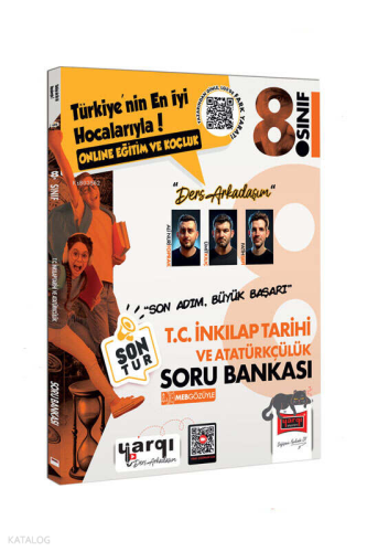 Yargı Ders Arkadaşım 8.Sınıf LGS TC İnkılap Tarihi ve Atatürkçülük  Son Tur Soru Bankası