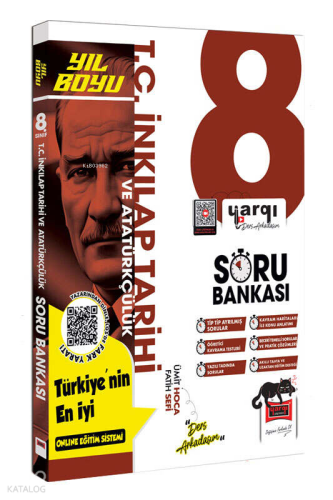 Yargı Ders Arkadaşım 8. Sınıf LGS TC İnkılap Tarihi ve Atatürkçülük Yıl Boyu Soru Bankası