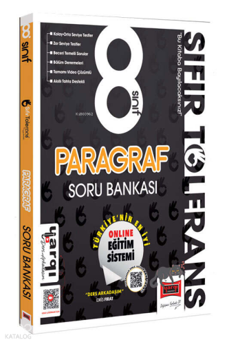 Yargı Ders Arkadaşım 8.Sınıf Sıfır Tolerans Paragraf Soru Bankası