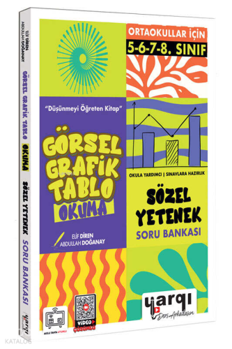 Yargı Ders Arkadaşım Ortaokullar İçin Görsel Grafik Tablo Okuma Sözel 
