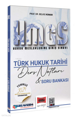 Yargı Yayınevi 2025 Hukuk Mesleklerine Giriş Sınavı Türk Hukuk Tarihi Ders Notları & Soru Bankası