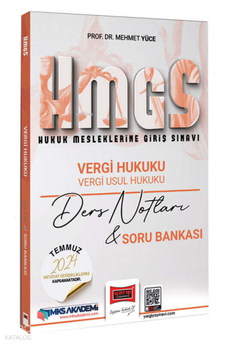 Yargı Yayınevi 2025 Hukuk Mesleklerine Giriş Sınavı Vergi Hukuku - Vergi Usul Hukuku Ders Notları & Soru Bankası