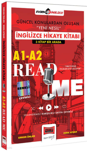 Yargı Yayınevi A1-A2 Read Me İngilizce Hikaye Kitabı 3 Kitap Bir Arada
