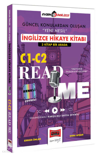 Yargı Yayınevi C1-C2 Read Me İngilizce Hikaye Kitabı 3 Kitap Bir Arada