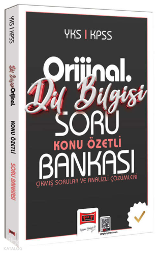 Yargı Yayınevi YKS KPSS Orijinal Dil Bilgisi Konu Özetli Soru Bankası