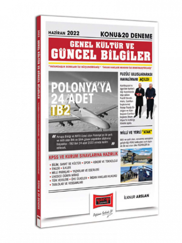 Yargı Yayınları 2022 Genel Kültür ve Güncel Bilgiler Konu Anlatımı +20 Deneme