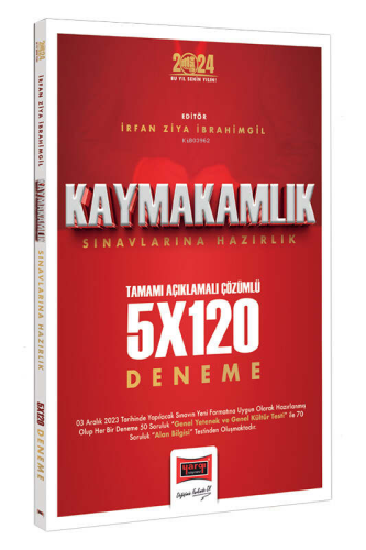 Yargı Yayınları 2024 Kaymakamlık Tamamı Açıklamalı Çözümlü 5x120 Deneme