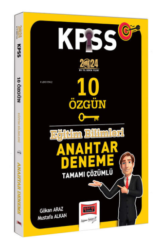 Yargı Yayınları 2024 KPSS Eğitim Bilimleri Anahtar Serisi Tamamı Çözümlü 10 Özgün Deneme