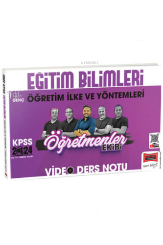 Yargı Yayınları 2024 KPSS Eğitim Bilimleri Öğretim İlke ve Yöntemleri ÖYT Öğretmenler Ekibi Video Ders Notları