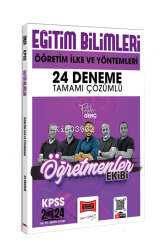Yargı Yayınları 2024 KPSS Eğitim Bilimleri Öğretmenler Ekibi Öğretim İlke ve Yöntemleri Tamamı Çözümlü 24 Deneme