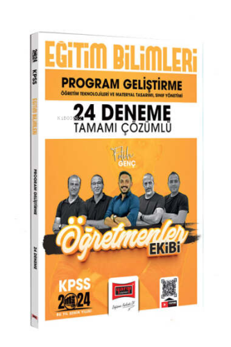 Yargı Yayınları 2024 KPSS Eğitim Bilimleri Öğretmenler Ekibi Program Geliştirme Tamamı Çözümlü 24 Deneme