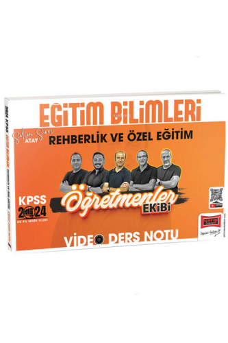 Yargı Yayınları 2024 KPSS Eğitim Bilimleri Rehberlik ve Özel Eğitim Öğretmenler Ekibi Video Ders Notları