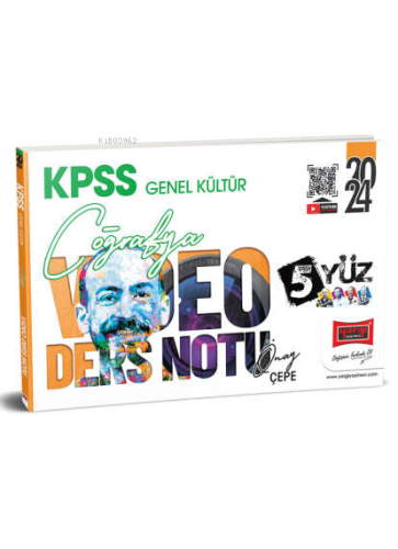 Yargı Yayınları 2024 KPSS Genel Kültür 5Yüz Coğrafya Video Ders Notları