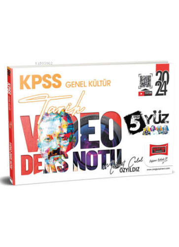 Yargı Yayınları 2024 KPSS Genel Kültür 5Yüz Tarih Video Ders Notları