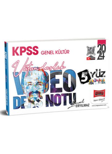 Yargı Yayınları 2024 KPSS Genel Kültür 5Yüz Vatandaşlık Video Ders Notları