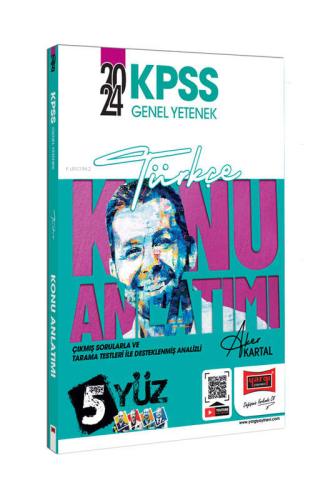 Yargı Yayınları 2024 KPSS Genel Yetenek 5Yüz Türkçe Konu Anlatımı
