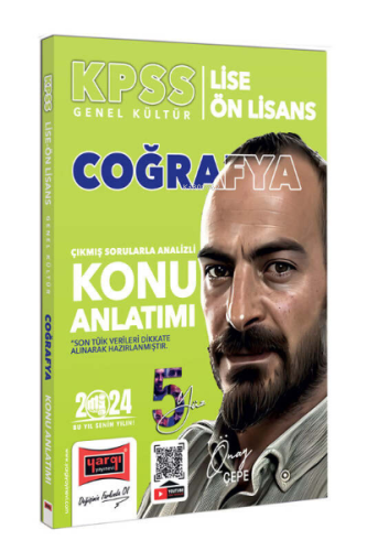 Yargı Yayınları 2024 KPSS Lise Ön Lisans 5Yüz Ekibi Coğrafya Çıkmış Sorularla Desteklenmiş Analizli Konu Anlatımı