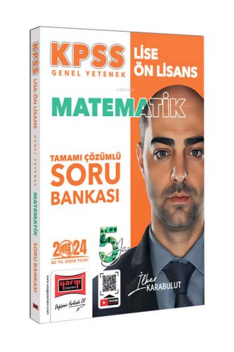 Yargı Yayınları 2024 KPSS Lise Ön Lisans 5Yüz Ekibi Matematik Tamamı Çözümlü Soru Bankası