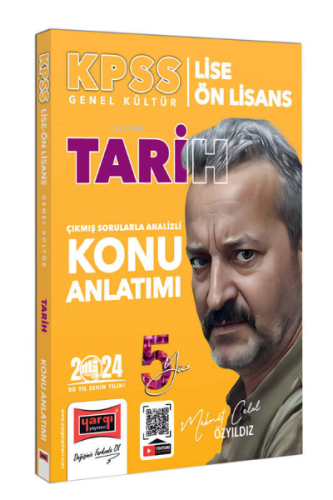 Yargı Yayınları 2024 KPSS Lise Ön Lisans 5Yüz Ekibi Tarih Çıkmış Sorularla Desteklenmiş Konu Anlatımı