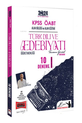 Yargı Yayınları 2024 ÖABT Türk Dili ve Edebiyatı Tamamı Çözümlü 10 Deneme Sınavı