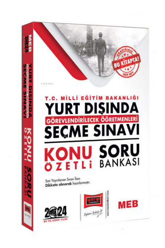 Yargı Yayınları 2024 T.C MEB Yurt Dışında Gör.Öğrt. Seçme Sınavı Konu 