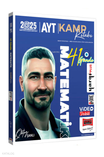 Yargı Yayınları 2025 AYT 41 Günde Matematik Video Destekli Kamp Kitabı