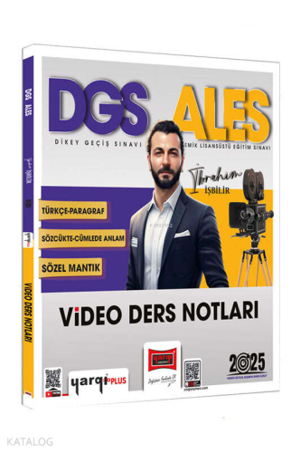 Yargı Yayınları 2025 DGS ALES Türkçe-Paragraf Sözcükte-Anlam Sözel Mantık Video Ders Notları