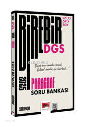 Yargı Yayınları 2025 DGS Birebir Serisi Kolay-Orta-Zor Paragraf Soru Bankası