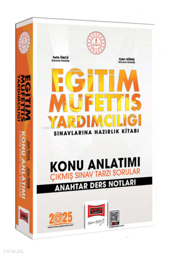 Yargı Yayınları 2025 Eğitim Müfettiş Yardımcılığı Sınavlarına Hazırlık Konu Anlatımı Anahtar Ders Notları