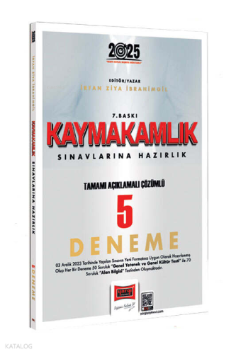 Yargı Yayınları 2025 Kaymakamlık Sınavlarına Hazırlık Tamamı Açıklamal