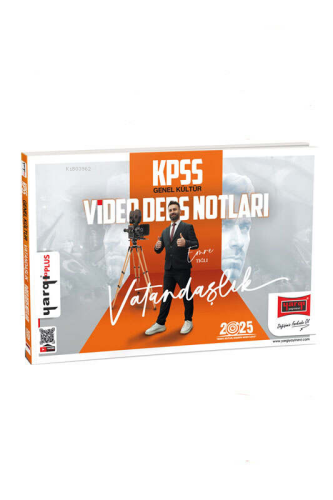 Yargı Yayınları 2025 KPSS Genel Kültür Vatandaşlık Video Ders Notları