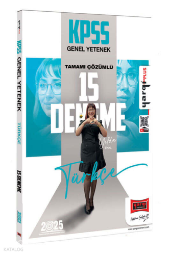 Yargı Yayınları 2025 KPSS Genel Yetenek Tamamı Çözümlü Türkçe 15 Deneme