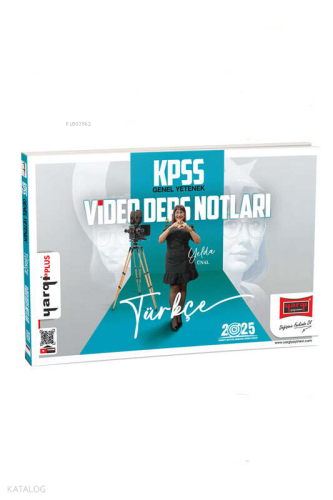 Yargı Yayınları 2025 KPSS Genel Yetenek Türkçe Video Ders Notları