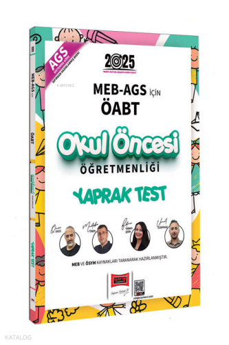 Yargı Yayınları 2025 MEB AGS İçin ÖABT Okul Öncesi Öğretmenliği Yaprak Test