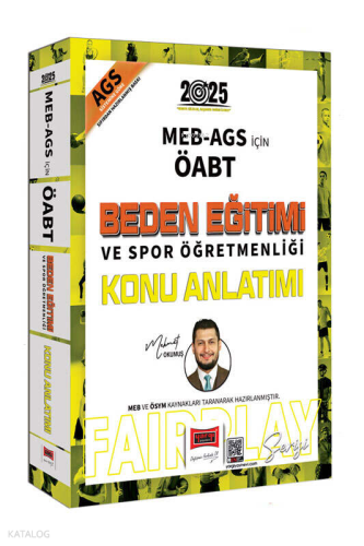 Yargı Yayınları 2025 MEB-AGS ÖABT Beden Eğitimi ve Spor Öğretmenliği Konu Anlatımı Fairplay Serisi