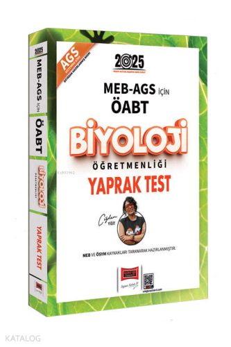 Yargı Yayınları 2025 MEB-AGS ÖABT Biyoloji Öğretmenliği Yaprak Test