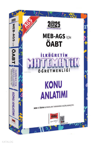 Yargı Yayınları 2025 MEB AGS ÖABT İlköğretim Matematik Öğretmenliği Konu Anlatımı