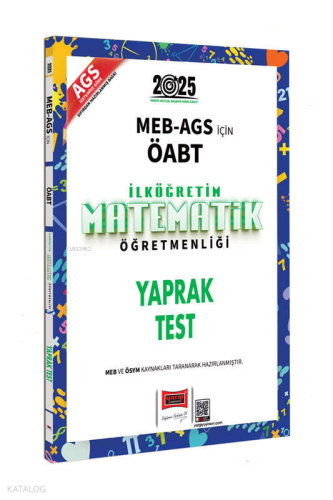 Yargı Yayınları 2025 MEB AGS ÖABT İlköğretim Matematik Öğretmenliği Ya