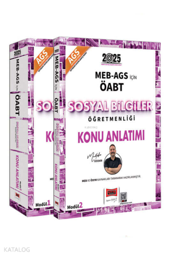 Yargı Yayınları 2025 MEB-AGS ÖABT Sosyal Bilgiler Öğretmenliği Konu Anlatımı