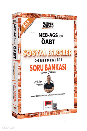 Yargı Yayınları 2025 MEB-AGS ÖABT Sosyal Bilgiler Öğretmenliği Soru Bankası