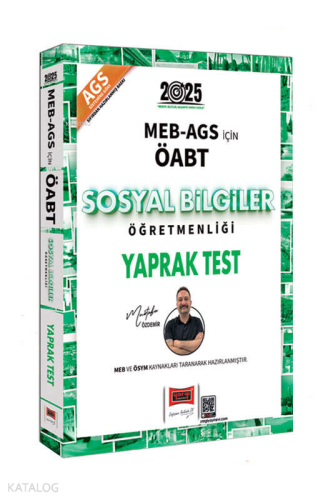 Yargı Yayınları 2025 MEB-AGS ÖABT Sosyal Bilgiler Öğretmenliği Yaprak Test