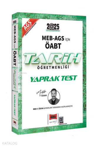 Yargı Yayınları 2025 MEB-AGS ÖABT Tarih Öğretmenliği Yaprak Test