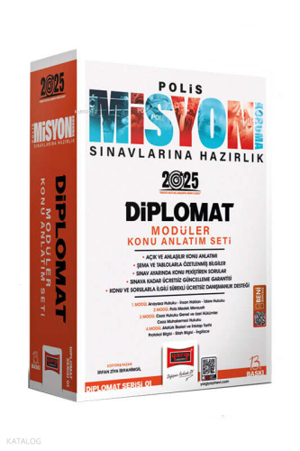 Yargı Yayınları 2025 Polis Misyon Sınavlarına Hazırlık Diplomat Serisi