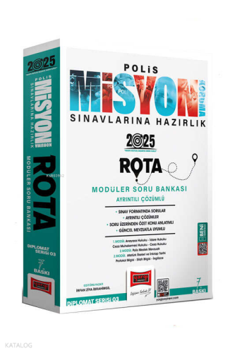 Yargı Yayınları 2025 Polis Misyon Sınavlarına Hazırlık Diplomat Serisi