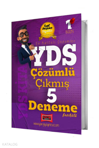 Yargı Yayınları 2025 YDS Çözümlü Çıkmış 5 Deneme Fasikülü