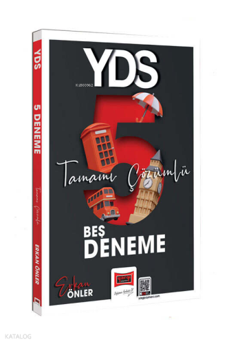 Yargı Yayınları 2025 YDS Tamamı Çözümlü 5 Deneme